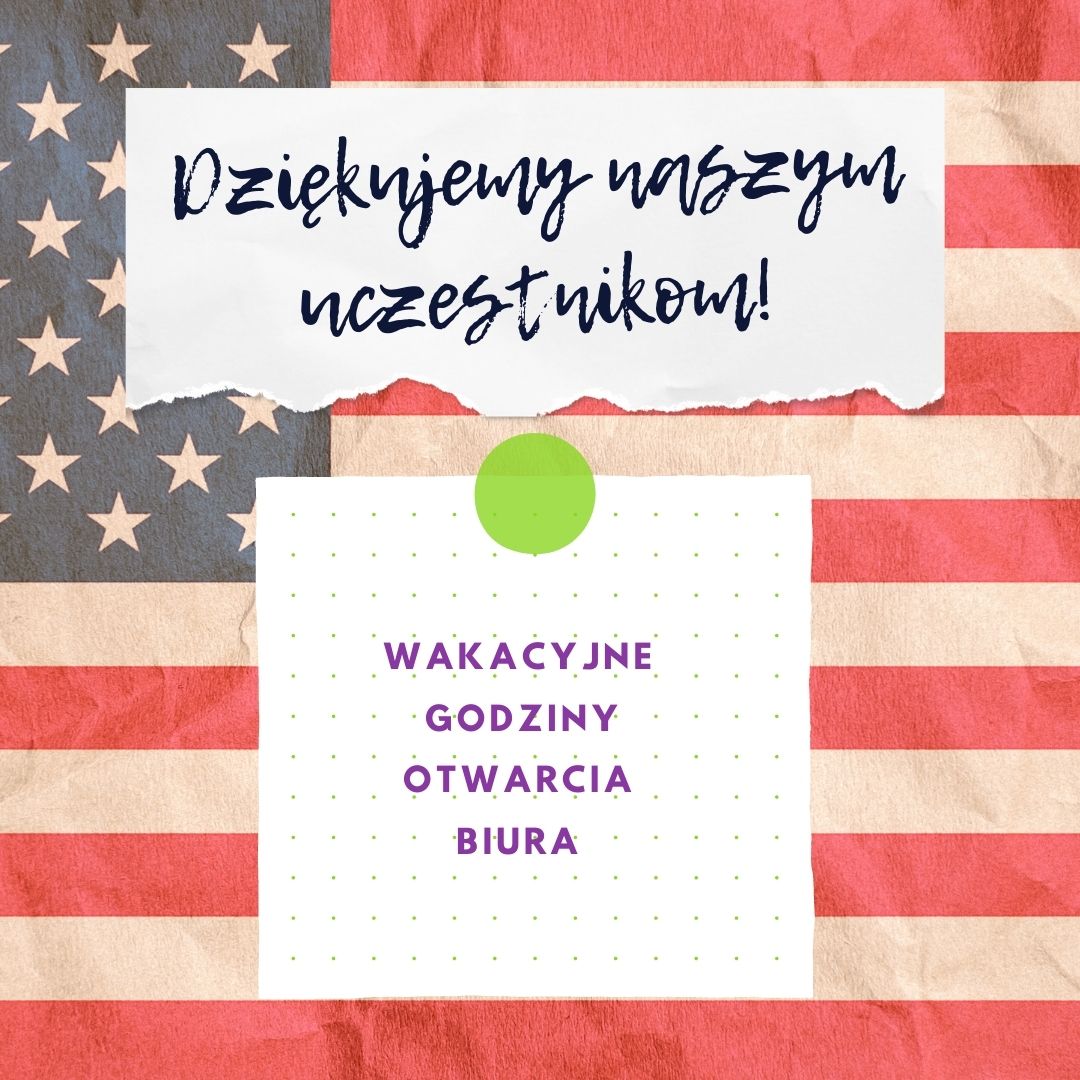 Wakacyjne godziny otwarcia biura